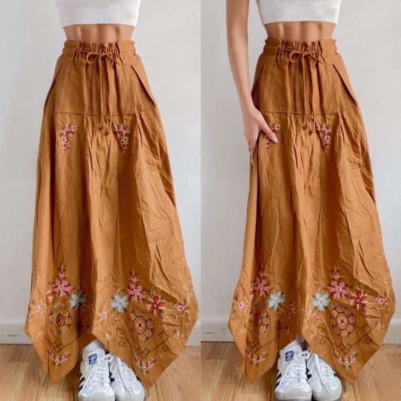 OPEN TO OFFERS Free People Arielle Maxi Boho Skirt Size Xs - Picture 1 of 4